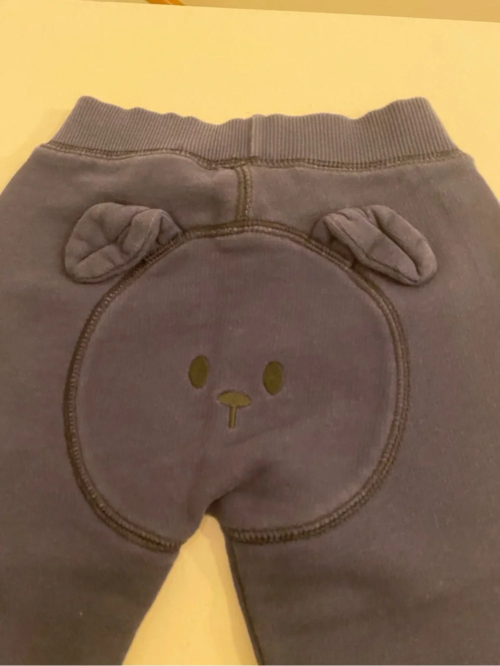 United Colors of Benetton Baby Navy Bear Jogger Pants 12-18M 82cm